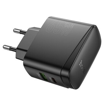  СЗУ HOCO CS63A Bright PD65W1A1C charger EU black 
