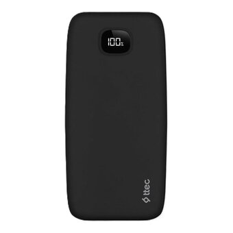  Внешний аккумулятор TTEC 2BB211S ChargeUp LCD 20000mAh Powerbank Black 