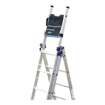  Лестница трехсекционная Алюмет H3 5309AK 3x9 ступеней 