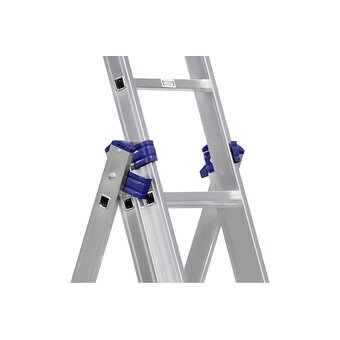 Лестница трехсекционная Алюмет H3 5312AK 3x12 ступеней 