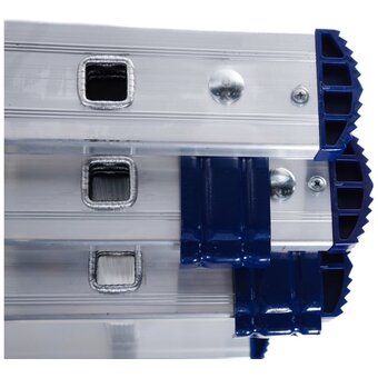  Лестница трехсекционная Алюмет H3 5314AK 3x14 ступеней 