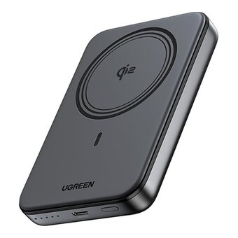  Внешний аккумулятор UGREEN PB763 (55135B) Magnetic Wireless Power Bank Qi2 Space Grey 