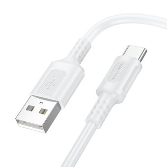  Дата-кабель BOROFONE BX111 Feliz Type-C белый 