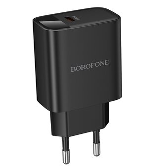  СЗУ BOROFONE BA97A Ilustre single-port PD30W with digital display EU черный 