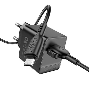  СЗУ BOROFONE BAS11A Erudite single port Micro черный 