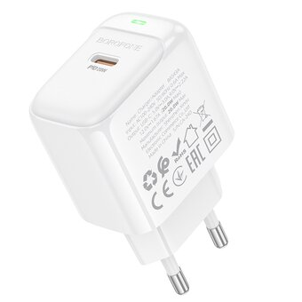  СЗУ BOROFONE BAS43A Potential single-port PD20W белый 