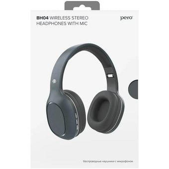  Наушники PERO BH04 (PWH-BH04GR) Grey 