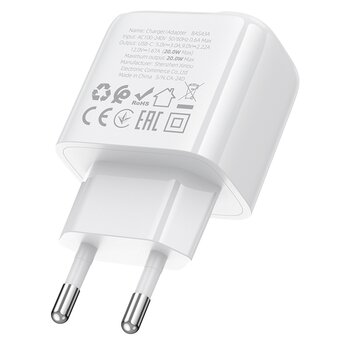  СЗУ BOROFONE BAS43A Potential single-port PD20W белый 
