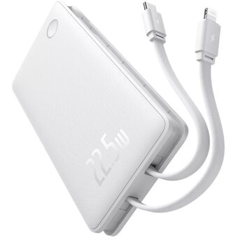  Портативное зарядное устройство Baseus P10067501213-00 Airpow Lite Moon White 