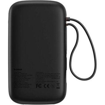  Портативное зарядное устройство Baseus P10055009113-00 QPow 2 Cluster Black 