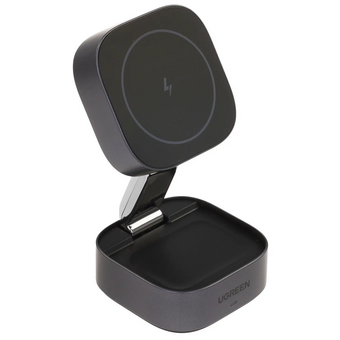  Зарядное устройство UGREEN W526 (35278) 2-in-1 Magnetic Wireless Charger for Iphone&AirPods 7,5W Space Gray 