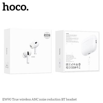  Наушники Bluetooth HOCO EW90 True wireless ANC noise reduction белый 