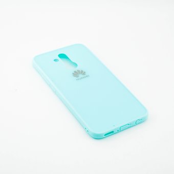  Панель из оргстекла для Huawei Mate 20 Lite с логотипом, голубой 