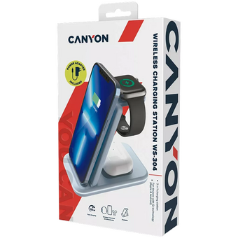  Беспроводное зарядное устройство CANYON CNS-WCS304BL 