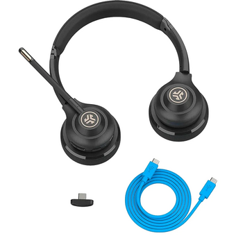  Гарнитура беспроводная Jlab GO Work (HBGOWORKRBLK4) Black, Version 2,Link USB-C 