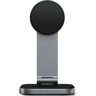  Зарядное устройство Satechi ST-Q21FM 2-in-1 Foldable QI2 Wireless Charging Stand Space Gray 