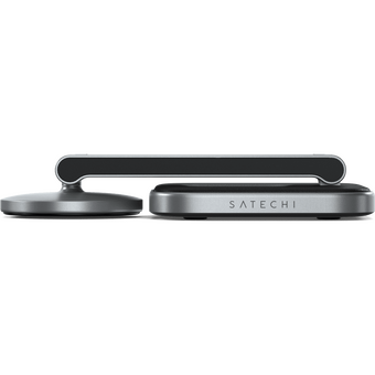  Зарядное устройство Satechi ST-Q21FM 2-in-1 Foldable QI2 Wireless Charging Stand Space Gray 