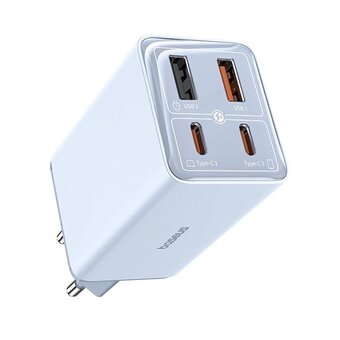  СЗУ Baseus GaN6 Pro (P10162701313-00) 65W EU Galaxy Bluе 