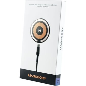 Беспроводное зарядное устройство Magssory WCH005 Robo Design для iPhone и AirPods полночь 
