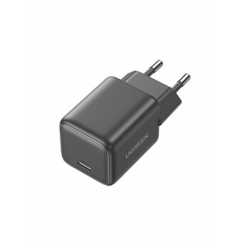  Зарядное устройство UGREEN X512 (55553) Mini 20W USB-C GaN Fast Charger EU Black 