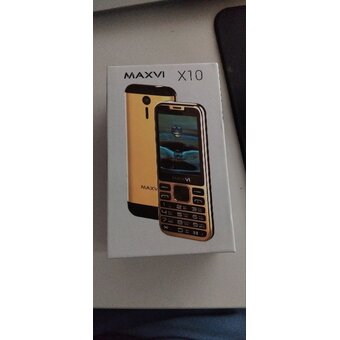  УЦ Мобильный телефон Maxvi X10 Metallic gold (После СЦ, смена ПО, ПУ) 