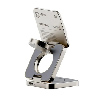  Беспроводное зарядное устройство Momax Q2.Mag Go Titanium UD31L 