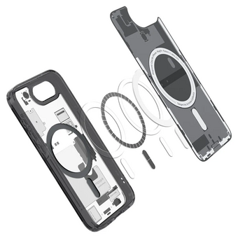  Чехол SPIGEN ULTRA HYBRID MAG MAGSAFE IPHONE 16E ZERO ONE BLACK 