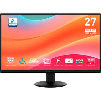  Монитор MSI Pro MP272L (9S6-3PD6CT-008) черный 