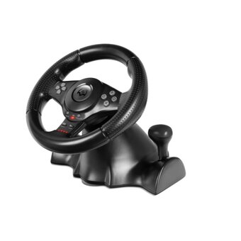  Руль SVEN GC-W150 (SV-021894) педали, вибро, D-pad, 16 кл, PS4/PS3/NS/PC/Android 