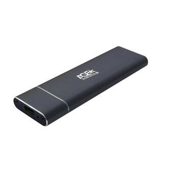  Внешний корпус SSD AgeStar 31UBNV5C NVMe USB3.2 алюминий черный M2 2280 M-key 