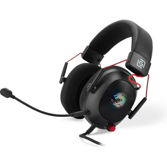  Наушники OKLICK HS-L305G черный/красный 