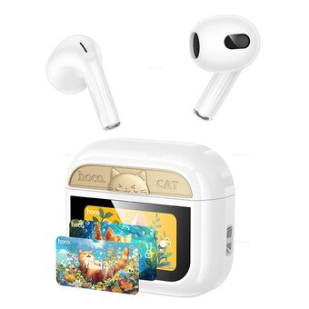  Наушники bluetooth HOCO EW87 Gata true wireless touch screen белый 