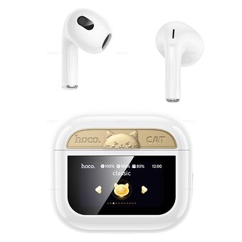  Наушники bluetooth HOCO EW87 Gata true wireless touch screen белый 