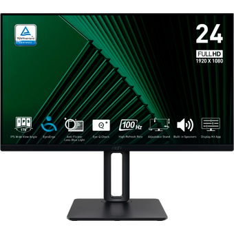  Монитор MSI Pro MP245PG (9S6-3PC19M-014) черный 