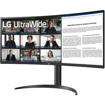  Монитор LG UltraWide 34WR55QK-B черный 