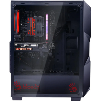  ПК Bloody BD-PC RB55C1 (2107145) MT Ryzen 5 5600X (3.7) 16Gb SSD1Tb RTX4060 8Gb Windows 11 Home 64 GbitEth 500W черный (RUS) 