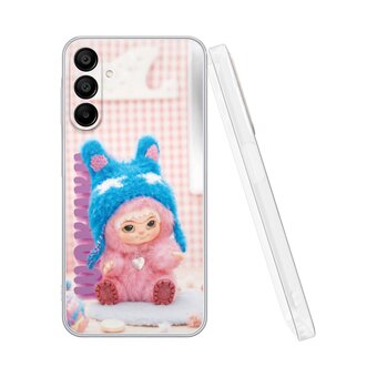  Силиконовый чехол Mcover для Galaxy A15 (Галакси А15), с принтом Вакуку розовый 