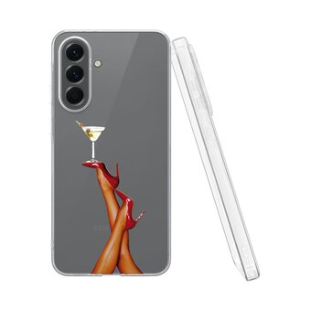  Силиконовый чехол Mcover для Galaxy A56 (5G), с принтом Ваш напиток 