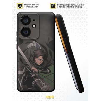  Силиконовый чехол DesignOnCase на Realme Neo7 SE, Attack on Titan 