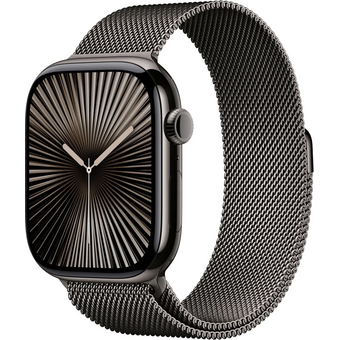  Smart-часы Apple Watch Series 10 A3003 (MWYW3ZP/A) 46мм 2.1" OLED беж.тит./бежевый Milanese Loop р.бр.150-200мм 