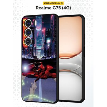  Силиконовый чехол DesignOnCase на Realme C75 (4G), с принтом Акира 