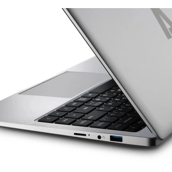  Ноутбук AZERTY Story RB-1450 (120-0954) 14", IPS, Intel Celeron N5095 2ГГц, 4 ядер, 8ГБ DDR4, 128ГБ SSD, Intel UHD Graphics, W11P, серебристый 