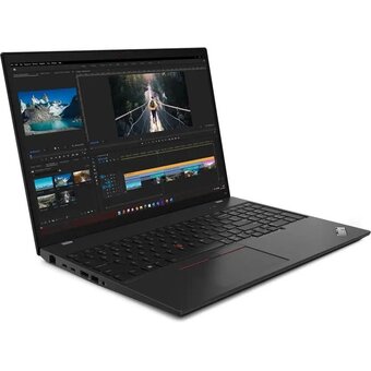  Ноутбук Lenovo ThinkPad T16 G2 (21HJS7R000) Core i7 1355U 16Gb SSD1Tb Intel UHD Graphics 16" IPS WUXGA (1920x1200) без ОС black WiFi BT Cam 