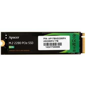  SSD Apacer AS2280F4 AP1TBAS2280F4-1 M.2 2280 1TB Standard(Single) 