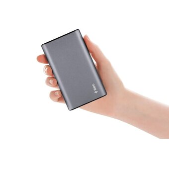  Внешний аккумулятор TTEC 2BB216UG ReCharger Pro LCD 15.000mAh PD 65W 2*USB-A/USB-C Powerbank Space Gray 