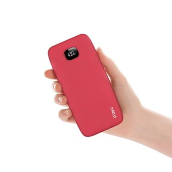  Внешний аккумулятор TTEC 2BB209GK ChargeUp Pro LCD 10000mAh PD 20W Powerbank Red 