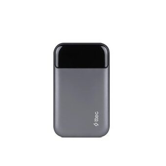 Внешний аккумулятор TTEC 2BB214UG ReCharger Pro LCD 10000mAh PD 30W Powerbank Space Gray 