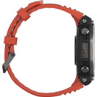  Smart-часы Amazfit T-Rex 3 A2323 48.5мм (1746757) 1.5" Amoled корп.темно-серый рем.красный разм.брасл. 145-210мм 