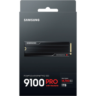  SSD Samsung 9100 Pro (MZ-VAP1T0СW) 1.0Tb M.2 (PCIe 5x4, 14700/13300MBs, 3D TLC, DRAM, 600TBW, heatsink) 