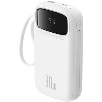  Портативное зарядное устройство Baseus P10055009213-00 QPow 2 Moon White 